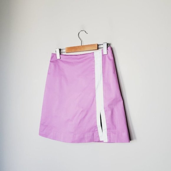 Lija Skort Athletic Golf Tennis Front Slit Cotton Mauve Pink 6 - Picture 3 of 10
